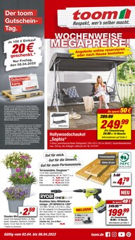 toom Prospekt ᐅ Aktuelle Angebote beim Baumarkt