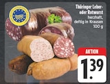 Thüringer Leberwurst Angebote bei E center Dresden für 1,39 €