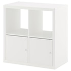 Regal mit Türen weiß Angebote von KALLAX bei IKEA Albstadt für 54,99 €