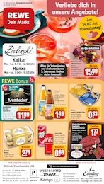 REWE Prospekt für Hünxe: "Dein Markt", 29 Seiten, 09.02.2026 - 14.02.2026