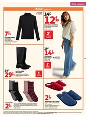 Promos Chaussures dans le catalogue "LE GOÛT DU RÉCONFORT" de Auchan Hypermarché Chaussures en promo dans le catalogue Auchan Hypermarché à la page 45