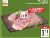Schweinehüftsteaks bei EDEKA im Etzenricht Prospekt für 1,11 €