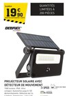 Promo Projecteur solaire avec détecteur de mouvement à 19,90 € dans le catalogue Tout Faire à Nolay