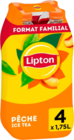 LIPTON THÉ PÊCHE - LIPTON en promo chez Auchan Hypermarché Boulogne-Billancourt à 5,85 €