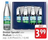 Sprudel Angebote von Dreiser bei E center Trier für 3,99 €