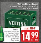 Helles Lager Angebote von Veltins bei EDEKA Hürth für 14,99 €