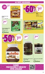 Offre Nutella dans le catalogue Casino Supermarchés du moment à la page 15
