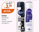 Deospray Angebote von Nivea bei Müller Saarbrücken für 2,25 €