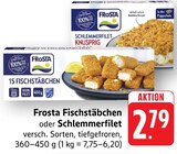 Fischstäbchen im Angebot bei EDEKA in Freiburg Fischstäbchen Angebote von Frosta bei EDEKA Freiburg für 2,79 €
