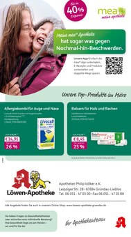 mea - meine apotheke Prospekt Unsere März-Angebote mit 4 Seiten