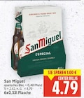 Especial von San Miguel im aktuellen E center Prospekt