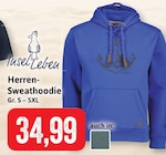 Herren-Sweathoodie bei Kaufhaus Stolz im Fehmarn Prospekt für 34,99 €