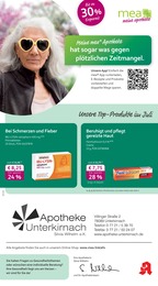 Aktueller mea - meine apotheke Apotheken Prospekt für Vöhrenbach: Unsere Juli-Angebote mit 4} Seiten, 01.07.2025 - 31.07.2025