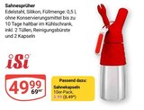 Sahnesprüher Angebote von iSi bei GLOBUS Bruchsal für 5,99 €