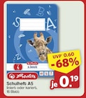 famila Nordwest Oldenburg - Schulheft A5 Angebot im Prospekt Schulheft A5 bei famila Nordwest im Oldenburg Prospekt für 0,19 €