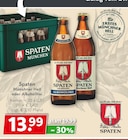 Münchner Hell im Angebot bei Getränkeland in Stralsund Münchner Hell Angebote von Spaten bei Getränkeland Stralsund für 13,99 €
