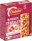 Barres Céréales Fruits Rouges - Chabrior en promo chez Intermarché Hyper Barres Céréales Fruits Rouges - Chabrior dans le catalogue Intermarché Hyper