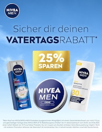 NIVEA Prospekt für Schwarzenbek: "Sicher dir deinen VATERTAGSRABATT*", 1 Seite, 05.05.2025 - 01.06.2025