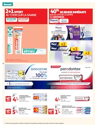 Prix et réduction Dentifrice dans le prospectus Auchan Hypermarché en cours Offre Dentifrice dans le catalogue Auchan Hypermarché du moment à la page 36