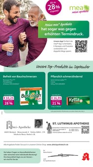 Aktueller mea - meine apotheke Prospekt "Unsere September-Angebote" Seite 1 von 4 Seiten für Mettlach