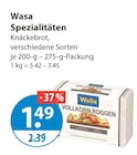 Vollkorn Roggen von Wasa im aktuellen V-Markt Prospekt für 1,49 €