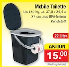 Mobile Toilette im Angebot bei Zimmermann in Bremen Mobile Toilette Angebote bei Zimmermann Bremen für 15,00 €