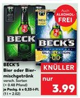 Aktuelle Bier Angebote bei Kaufland in Remscheid Aktuelles Bier Angebot bei Kaufland in Remscheid ab 3,99 €