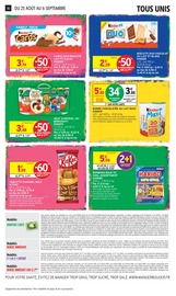 Promos Kinder Surprise dans le catalogue "VIVE LA FIN DES VACANCES" de Intermarché Super Kinder Surprise en promo dans le catalogue Intermarché Super à la page 36