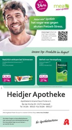 mea - meine apotheke Prospekt für Jesteburg: "Unsere August-Angebote", 4 Seiten, 01.08.2026 - 31.08.2026