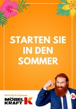 Möbel Kraft Prospekt für Wustermark mit 1 Seiten Möbel Kraft Prospekt für Wustermark: "Starten Sie in den Sommer", 1 Seiten, 25.05.2020 - 07.06.2020