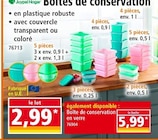 Norma Mattaincourt - Promo Boîtes de conservation Promo Boîtes de conservation à 2,99 € dans le catalogue Norma à Mattaincourt
