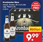 Biere im Angebot bei Netto Marken-Discount in Wismar Biere Angebote von Krombacher bei Netto Marken-Discount Wismar für 9,99 €