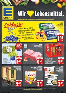 Aktueller EDEKA Prospekt für Schwanfeld mit  Seiten