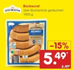 Netto Marken-Discount Karstädt - Bockwurst Angebot im Prospekt Bockwurst bei Netto Marken-Discount im Karstädt Prospekt für 5,49 €