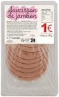 Saucisson de jambon - Gourmets Charcutiers en promo chez Intermarché Saucisson de jambon - Gourmets Charcutiers dans le catalogue Intermarché