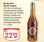 V.S.O.P. Cognac von Roi des Rois für 22,99 € bei GLOBUS im Angebot V.S.O.P. Cognac von Roi des Rois im aktuellen GLOBUS Prospekt