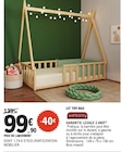 Lit Tipi Bas - WEBABY en promo chez E.Leclerc Strasbourg à 99,90 €