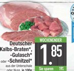 Deutscher Kalbs-Braten Angebote bei E center Germering für 1,85 €