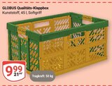Qualitäts-Klappbox von Globus für 9,99 € bei GLOBUS im Angebot Qualitäts-Klappbox von Globus im aktuellen GLOBUS Prospekt