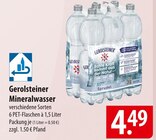 Mineralwasser im Angebot bei famila Nordost in Gifhorn Mineralwasser Angebote von Gerolsteiner bei famila Nordost Gifhorn für 4,49 €