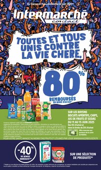 Prospectus Intermarché en cours, "TOUTES ET TOUS UNIS CONTRE LA VIE CHÈRE.", page 1 sur 20