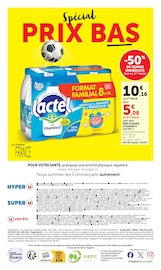 Promos Lait Demi-Écrémé dans le catalogue "Spécial PRIX BAS" de Hyper U Lait Demi-Écrémé en promo dans le catalogue Hyper U à la page 40