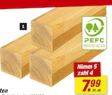 toom Baumarkt Eisenach - Vierkantpfosten Angebot im Prospekt Vierkantpfosten bei toom Baumarkt im Eisenach Prospekt für 7,99 €