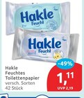 Feuchtes Toilettenpapier von Hakle im aktuellen budni Prospekt