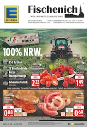 EDEKA Prospekt für Bergheim mit 24 Seiten EDEKA Prospekt für Bergheim: "Aktuelle Angebote", 24 Seiten, 11.08.2025 - 16.08.2025