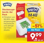 Staubsaugerbeutel im Angebot bei Netto Marken-Discount in Haltern am See Staubsaugerbeutel Angebote von Swirl bei Netto Marken-Discount Haltern am See für 9,99 €