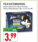 Katzennahrung im Angebot bei Marktkauf in Herne Katzennahrung Angebote von Felix bei Marktkauf Herne für 3,99 €