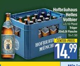 Helles Vollbier im EDEKA Prospekt Helles Vollbier von Hofbräuhaus im aktuellen EDEKA Prospekt für 14,99 €