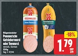 Pommersche Gutsleberwurst von Rügenwalder für 1,79 € bei EDEKA im Angebot Pommersche Gutsleberwurst von Rügenwalder im aktuellen EDEKA Prospekt