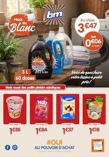 Catalogue B&M de la semaine 51, "Mois du Blanc", page 1, 17/12/2025 - 30/12/2025 Prospectus B&M en cours, "Mois du Blanc", page 1 sur 14